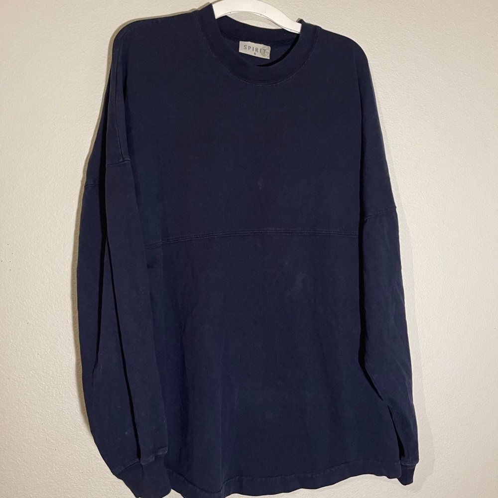 Thrifted navy carnival shirt
